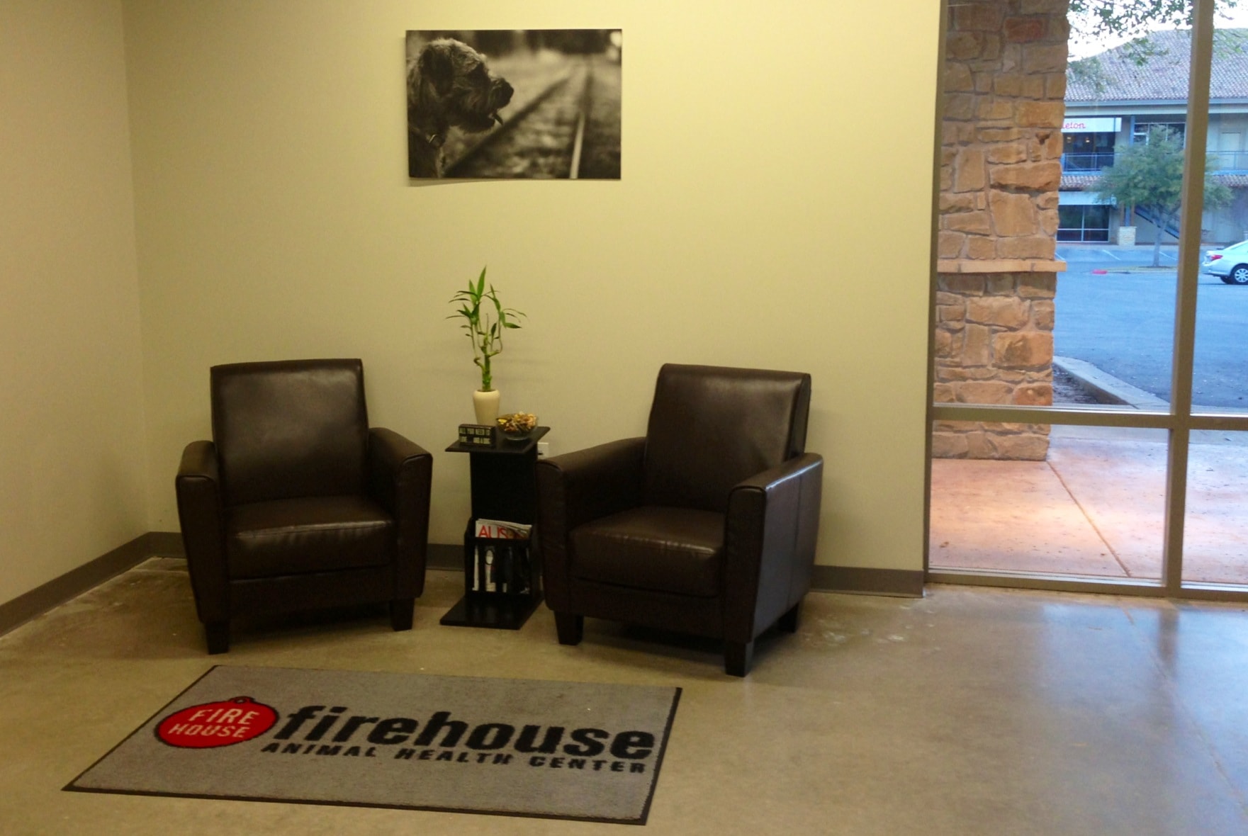 to Firehouse Animal Health Center Belterra Village Austin, TX